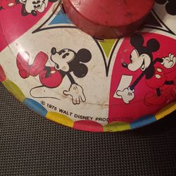 Vintage Mickey Mouse Spin Top
