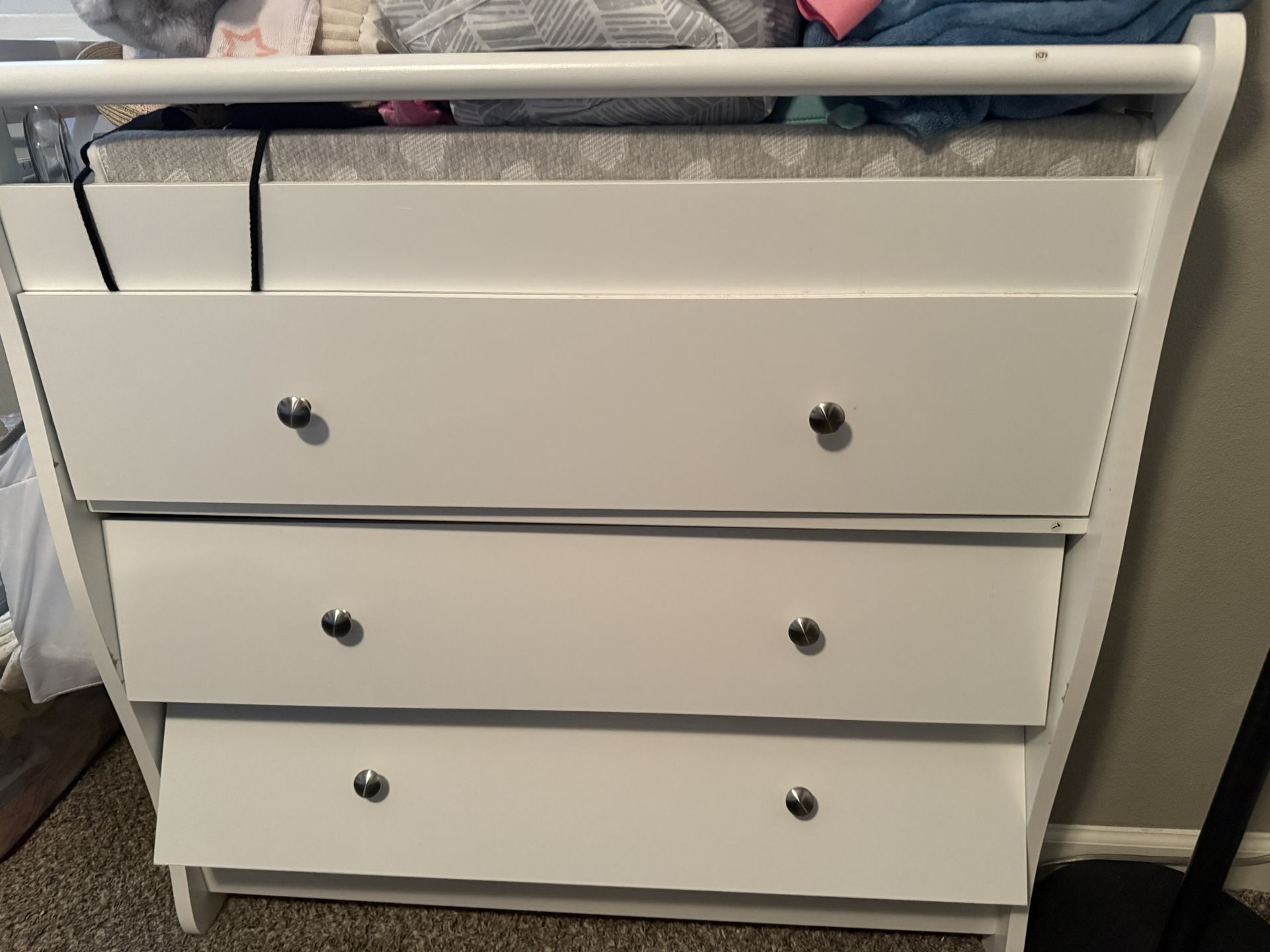 FREE white baby dresser/changing table 