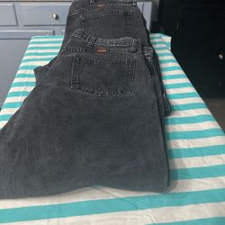 Black  Rustler Jeans 40x30