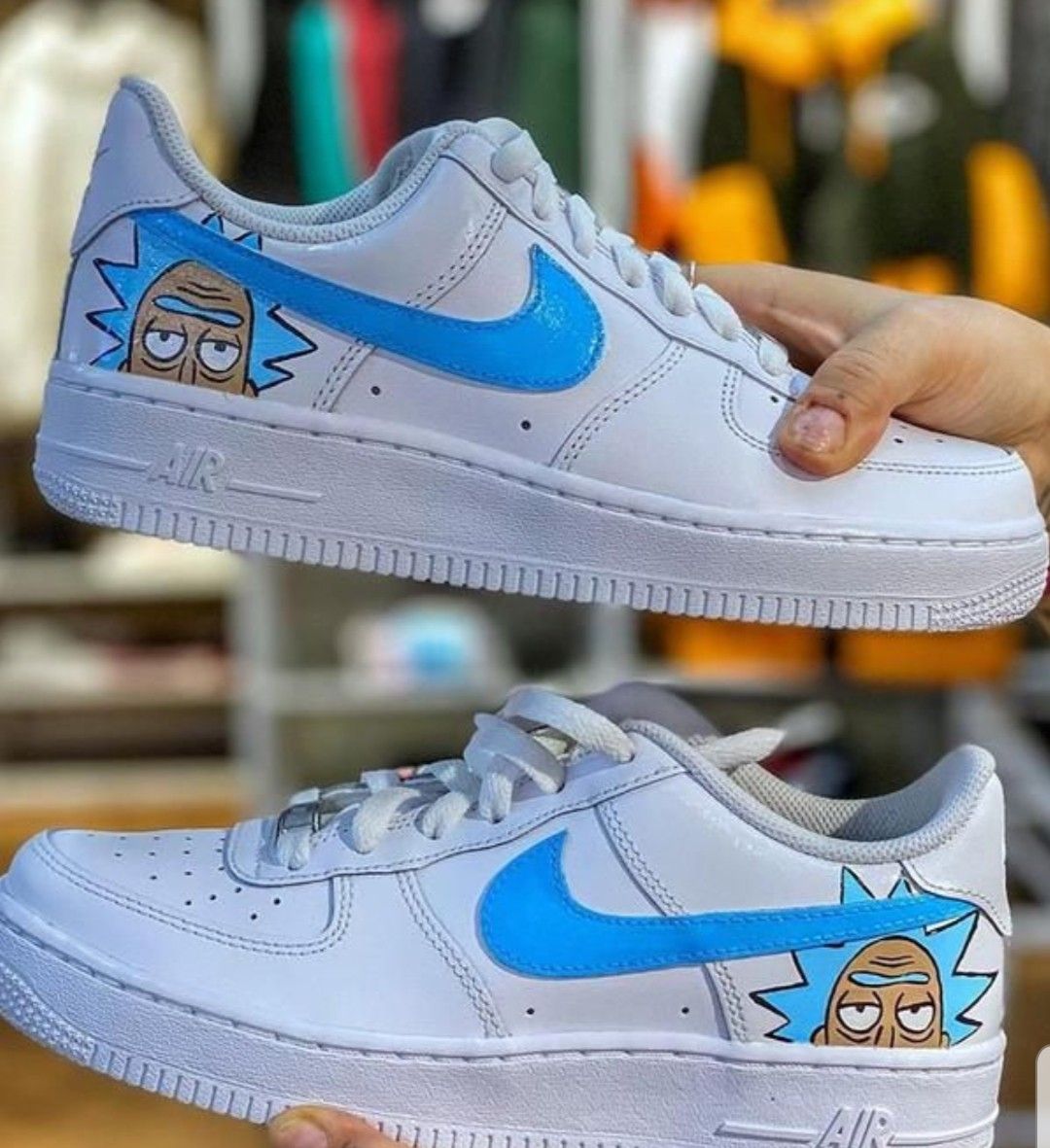 Nike Air Force 1 Rick and Morty custom