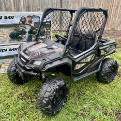 New! Realtree Power Wheels UTV Battery Operated Ride In With Remote