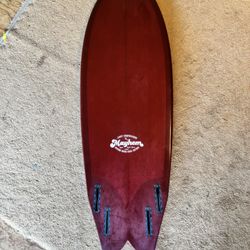 Lost Mayhem Retro Fish Surfboard - 5’6