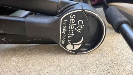 City select lux double stroller with accessories