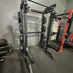 Vesta Fitness PRO SERIES Ultimate Half Rack Functional Trainer/Smith Machine