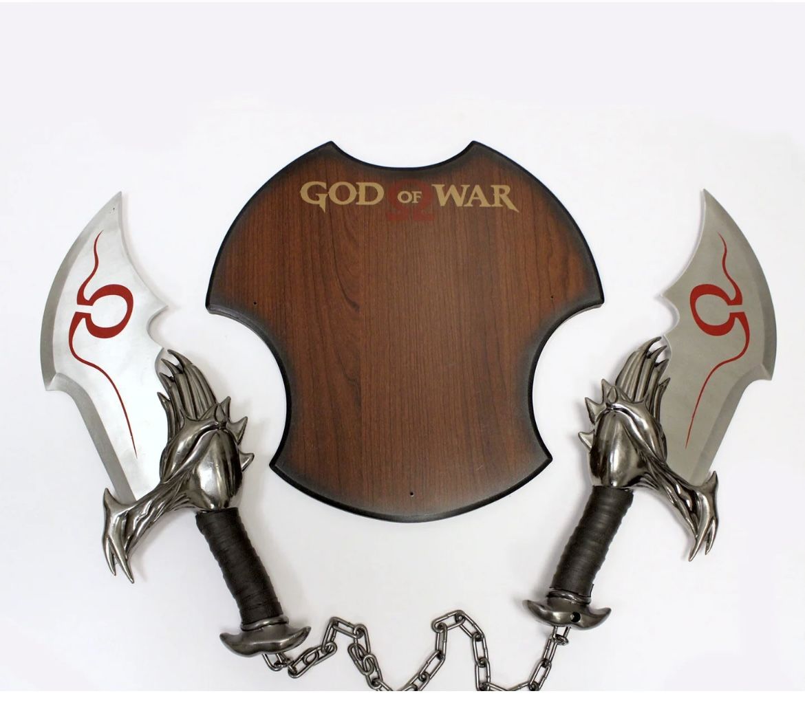 God of War Kratos Blades of Chaos Stainless Steel Replica Set