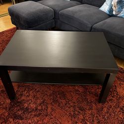 Simple Black IKEA Coffee Table