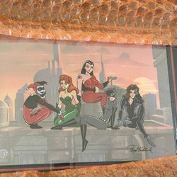 ORIGINAL WARNER BROTHERS LIMITED EDITION CEL, BAD GIRLS OF GOTHAM