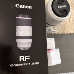 Canon RF 100-500mm f/4.5-7.1 L IS USM — Like New! Used Only Twice!