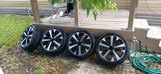 18invh rims and tires mounted n balanced