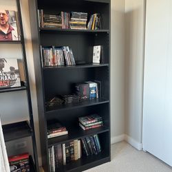 AXESS 69” Black bookcase