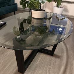 Modern glass table