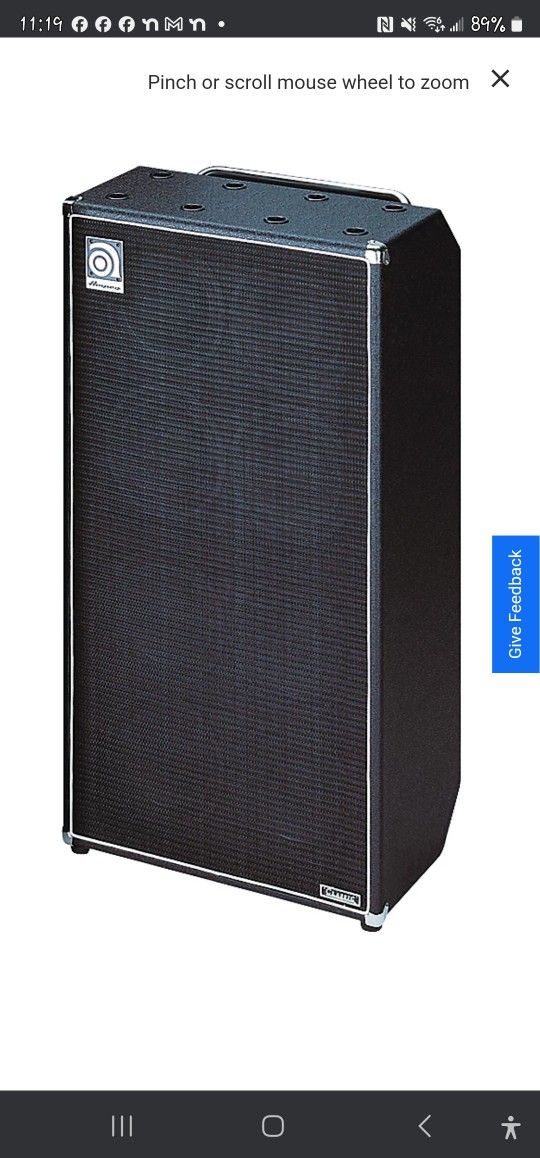Ampeg 8x10 Bass Cabinet