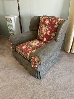Overstuffed comfy chair