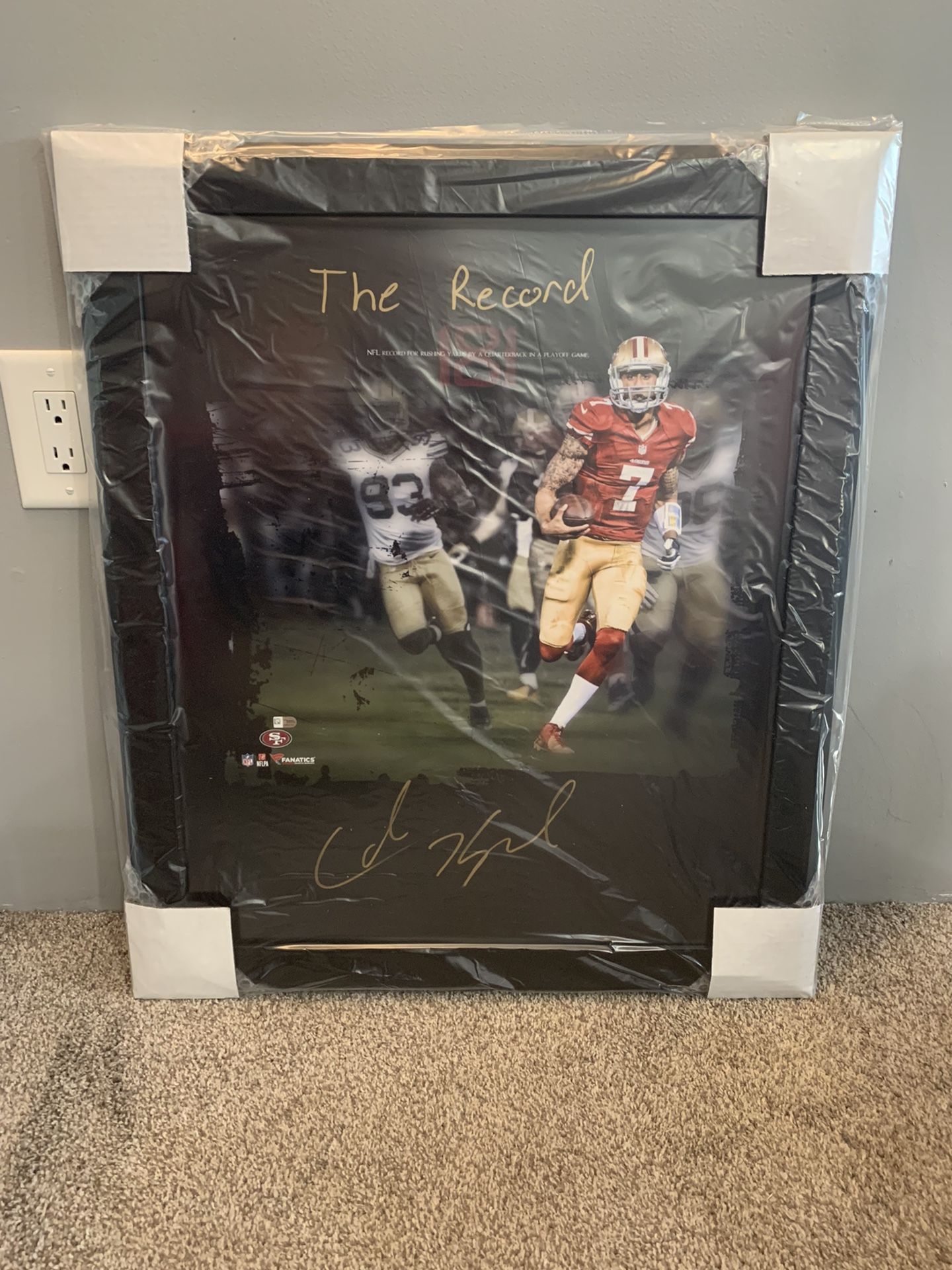 Colin Kaepernick 20 x 24 Framed Fanatics Autograph