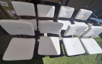 8 new dining chairs all for $70