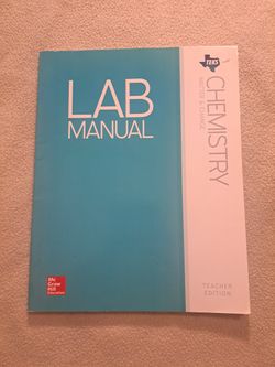 [Teacher's Edition] Chemistry Matter & Change Lab Manual (Published in 2015)