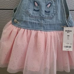 OSHKOSH OVERALL DRESS SUPER CUTE 🌸 