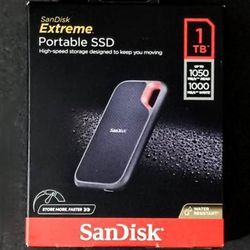SanDisk 1TB Extreme Portable SSD (Brand New)