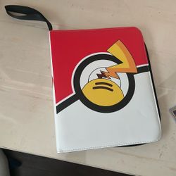Pikachu Cover Binder For Trading Cards