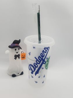 Dodgers venti starbucks reusable cup
