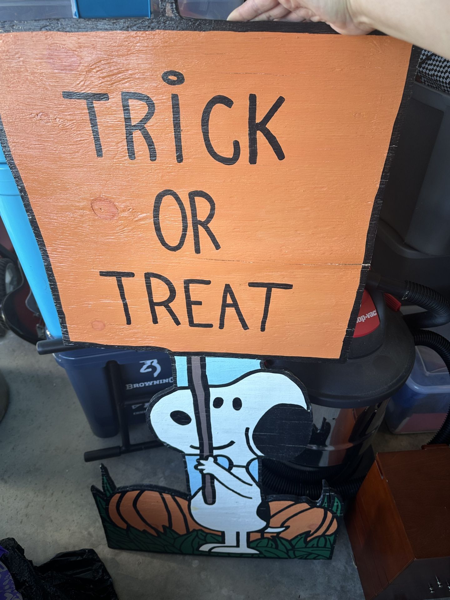 Peanuts Wooden Yard Sign