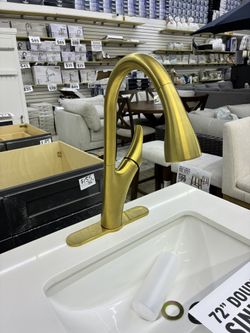 Kohler Brushed Gold Kitchen Faucet