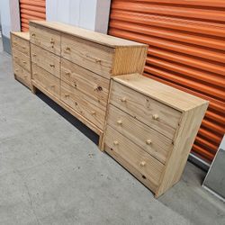 Dresser With Nightstands 