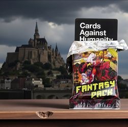 (1) Pack Cards Against Humanity FANTASY Expansion Blind 32 Card Pack New Sealed.  
This is a brand new, never opened Cards Against Humanity Fantasy Pa