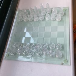 Glass Chess Set