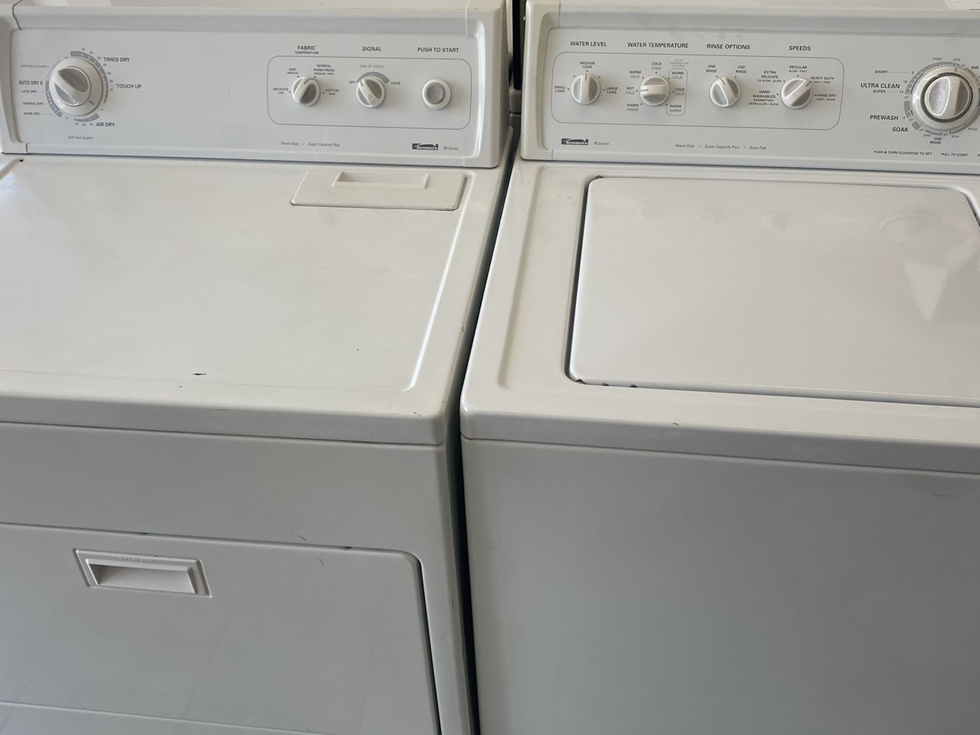 $450 Kenmore washer and dryer set with delivery in the San Fernando Valley