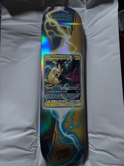 pikachu & zekrom gx tag team santa cruz blind bag deck
