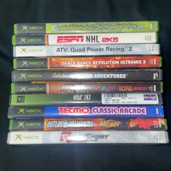 Microsoft Xbox Games Lot Of 10