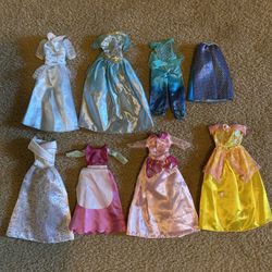 Disney Princess Doll Fancy Dress Lot