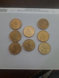 Sacagawea One Dollar Coins Us Liberly