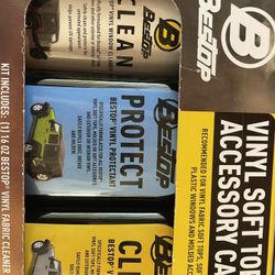 Jeep Wrangler Soft Top Cleaner Kit