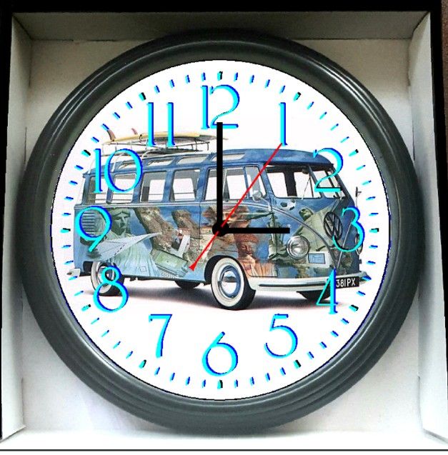 VW Kombi Volkswagen Surfer Wall Clock New!