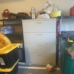 Metal garage storage unit