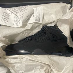 Air Jordan 4 Black Cat 2025 DS 9.5