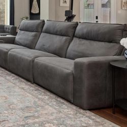 Three Seater Reclining Couch - Electric Buttons 