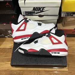 Jordan 4 Retro Red Cement Sz 10.5