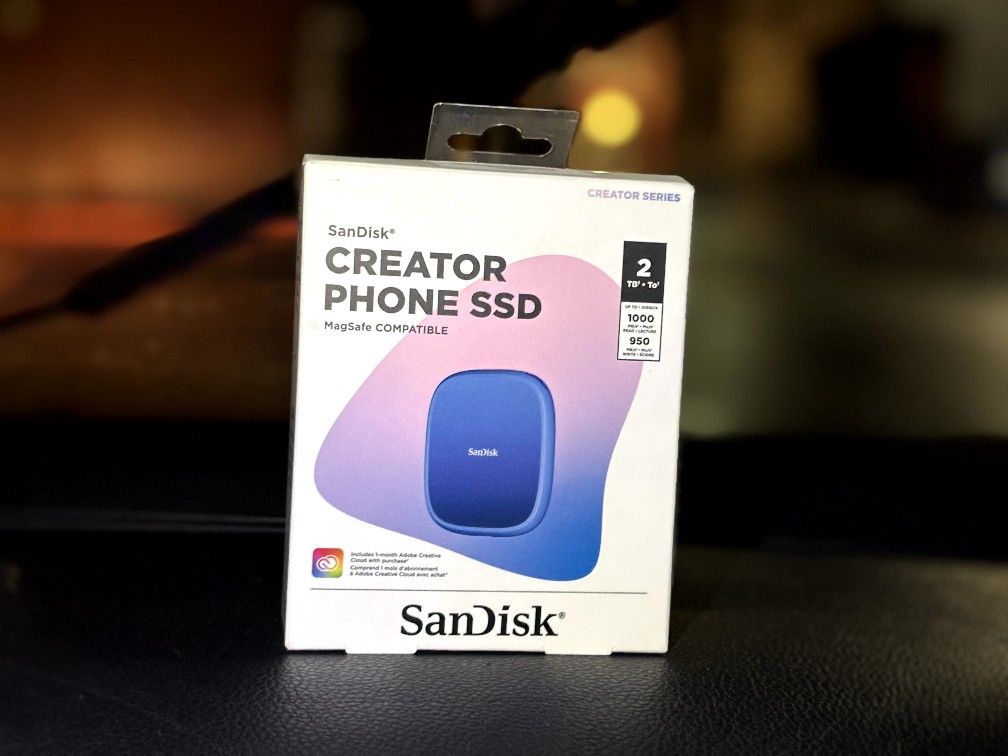 ** ScanDisk Creator Phone SSD 2tb - New