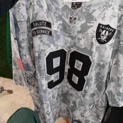 Crosby Size XL Raiders Salute To Services New 