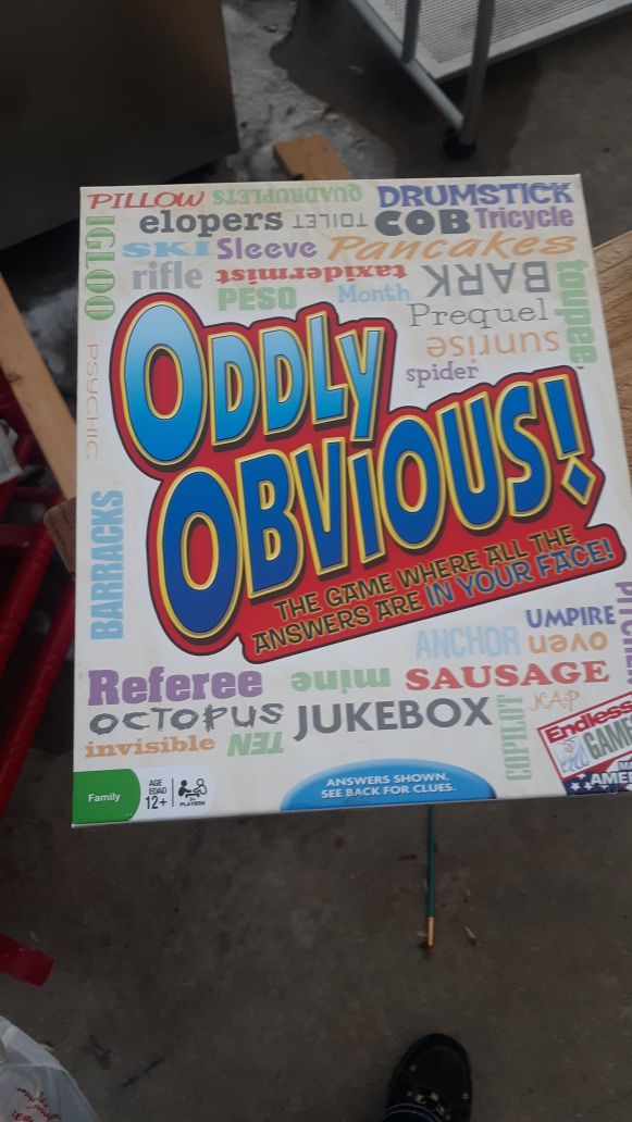 Oddly obvious board game