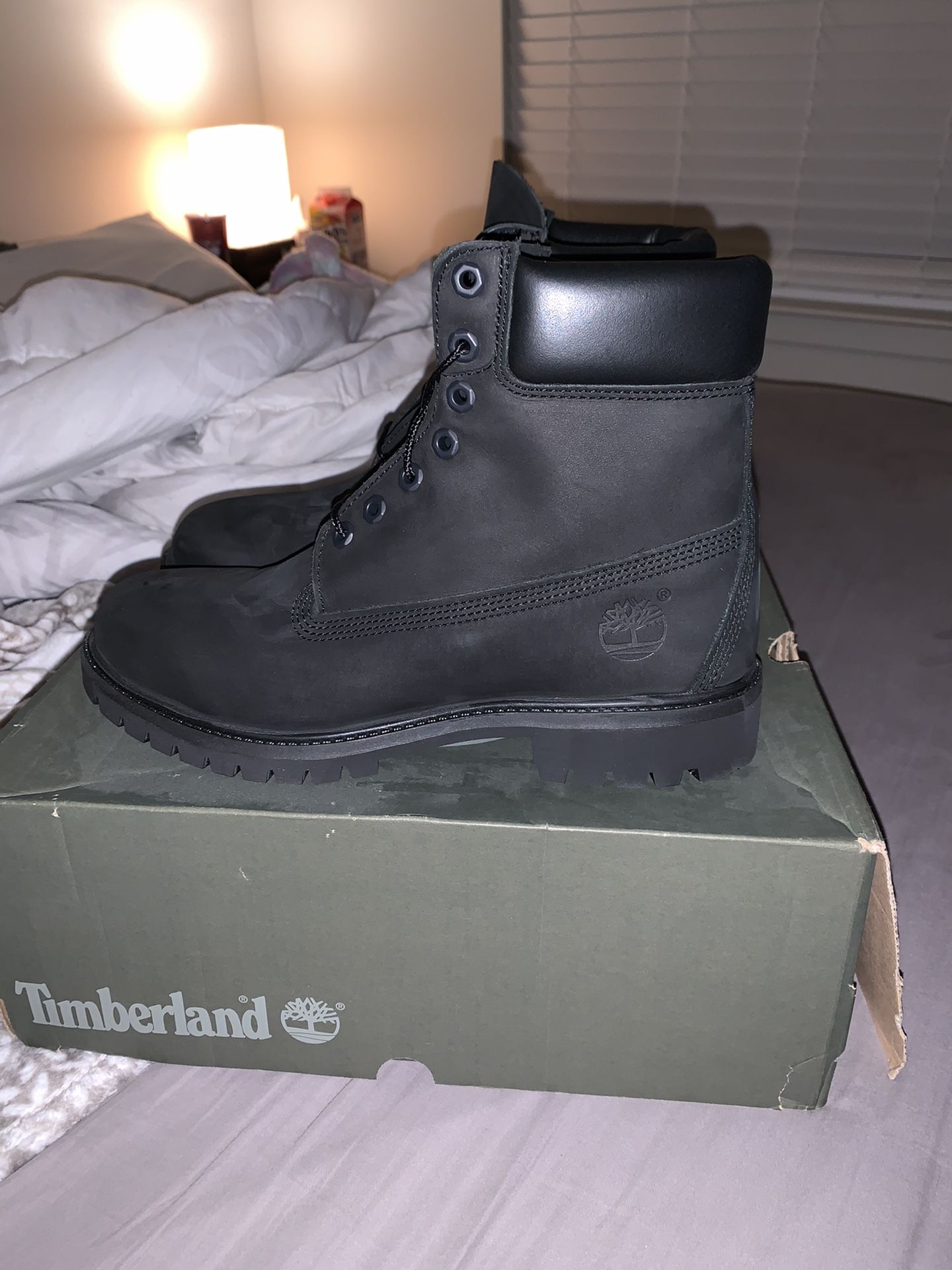 Men’s Black Timberland Boots size 9.5