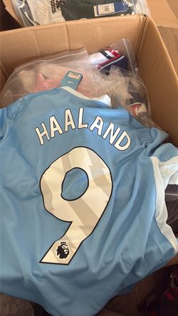 Manchester city haaland jersey size xl