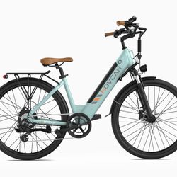 Movcan   V80   Commuting   Electric Bike  131 reviews  6 questions 500W Motor | Up to 28 mph Speed | Up to 70 Miles Range | 7-Speed Dual Disc Brake E-