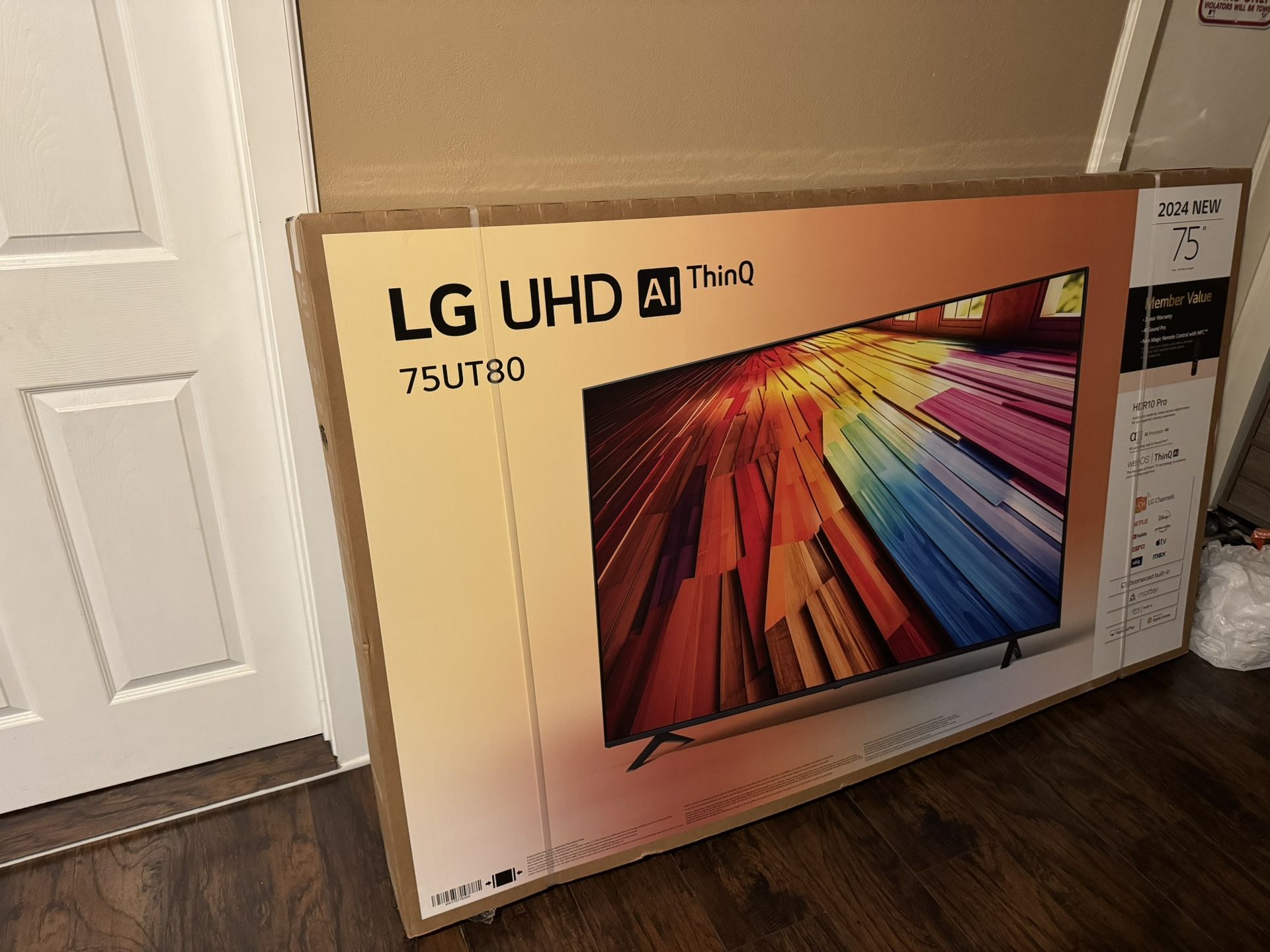 LG 75” Tv 