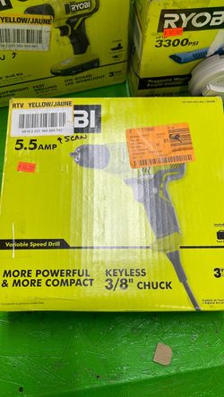 Ryobi 5.5 Amp Variable Speed Drill