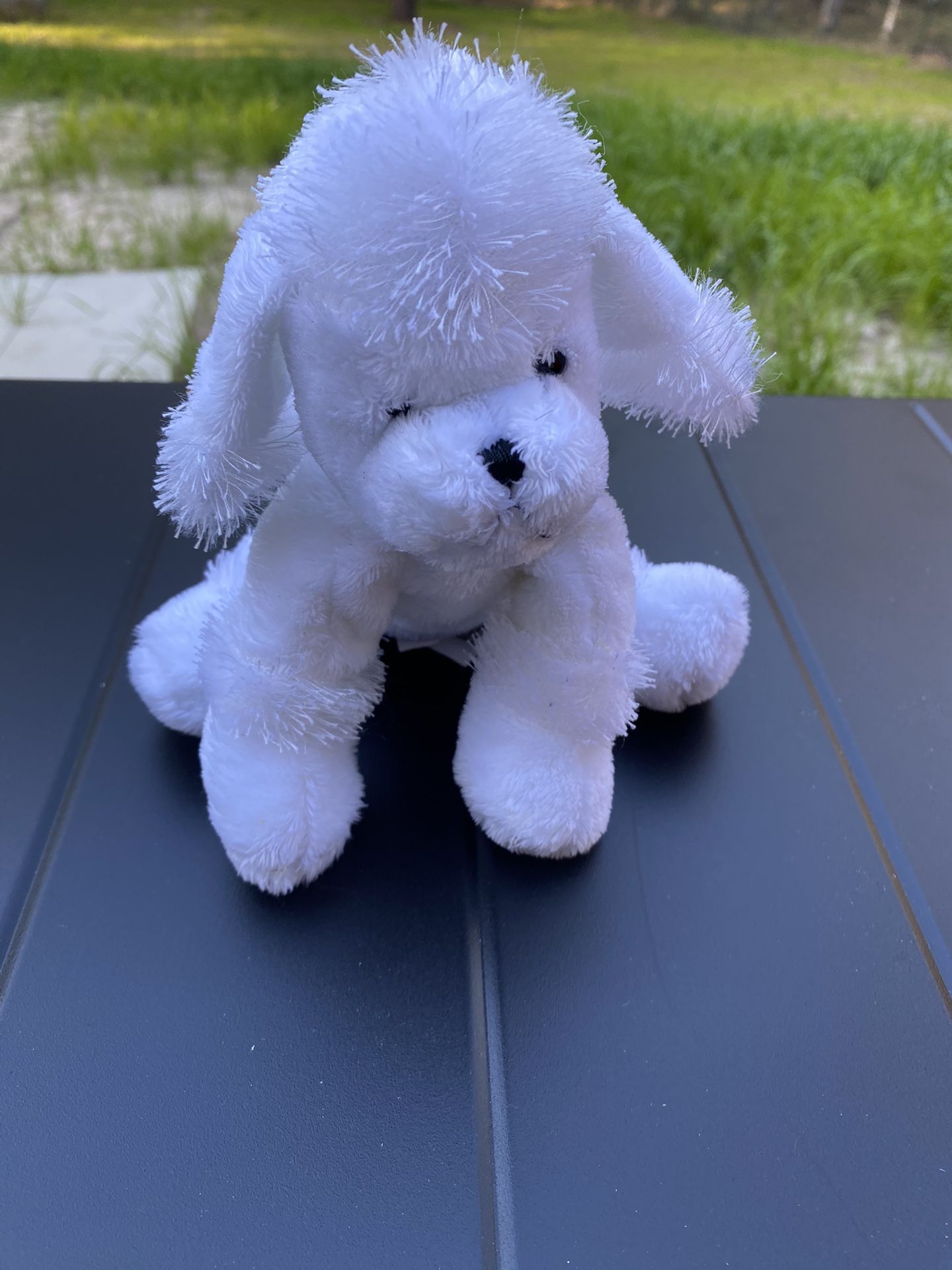 Ganz Lil Kinz White Poodle Plush Stuffed Animal Toy No Code