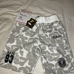 BAPE X MIAMI FC SHORTS